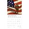 America's Flag | 2026 12 x 24 Inch (Hanging) Monthly Square Wall Calendar | Foil Stamped Cover